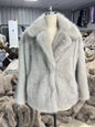 Women's Fake Fur Lapel Fashionable Warm Faux Coats