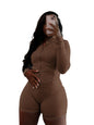 Leisure Sexy Tight Long Sleeve Two-piece Suits