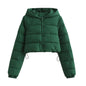 Women's French Casual Fashion Hooded Hand Plug Coats