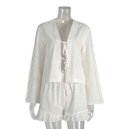 Women's Trendy Cotton Loose Casual For Suits