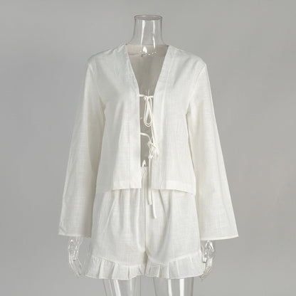 Women's Trendy Cotton Loose Casual For Suits