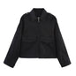 Women's Lapel Long Sleeve Solid Color Trench Coats