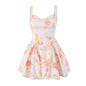 Women's Popular Autumn Printed Suspender Dress Clothing