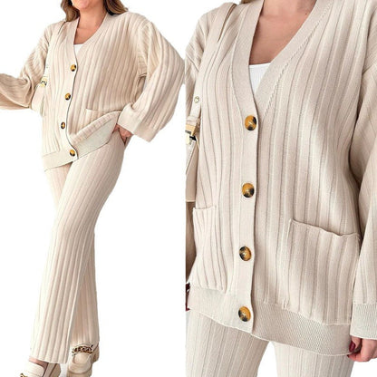 Women's Autumn Fashion Solid Color Loose Versatile Suits