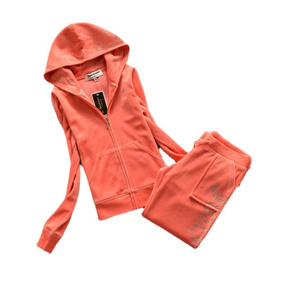 Women's Silk Veet Crown Hot Drilling Lettered Coats