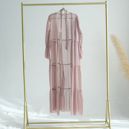 Turkey Encounter Elegant Chiffon Wrinkle Two-piece Dresses