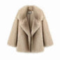 Women's Winter Mid-length Fashion High Quality Collar Imitation Coats