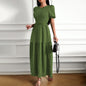 Fit Slimming Dress Casual Holiday Large Dresses