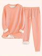 Winter Solid Color Casual Comfortable Thermal Suits