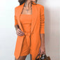 Women's Solid Color Fashion Temperament High Waist Suits