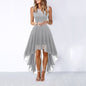 Hollow Lace Waist Chiffon Dress Dinner Dresses