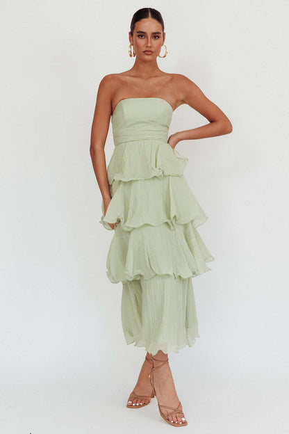 Women's Fishbone Sexy Fashion Tube Backless Cake Dresses