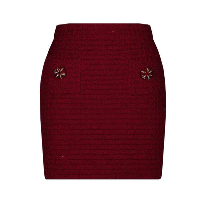 Quality Knitted Classic Style Half-length Outfit Suits
