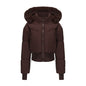 Women's Big Fur Collar Hooded Cotton Thickened Coats