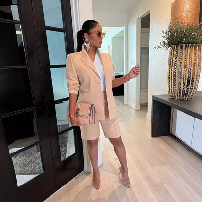 Women's Cool Fashion Two-piece Set Leisure Suits