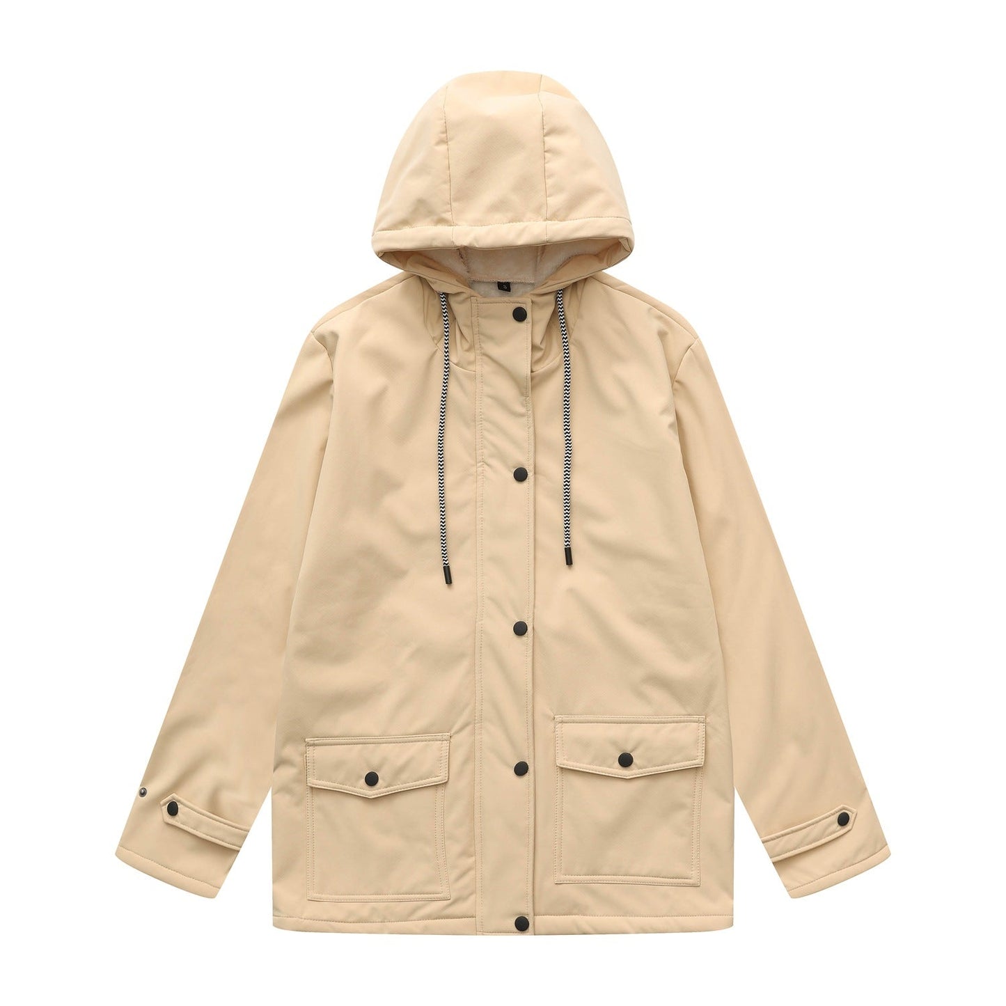 Women's Anorak Composite Fleece-lined Waterproof Long Sleeve Coats