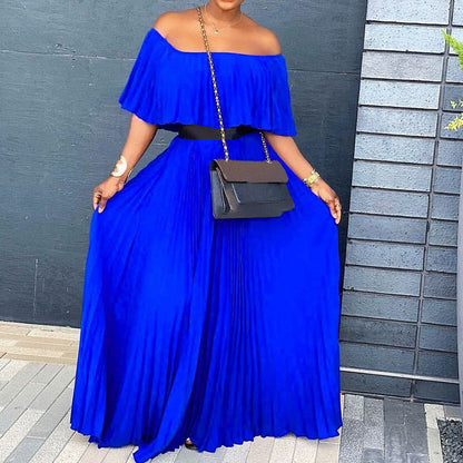 Women's Attractive Summer Sexy Pleated Dress Dresses