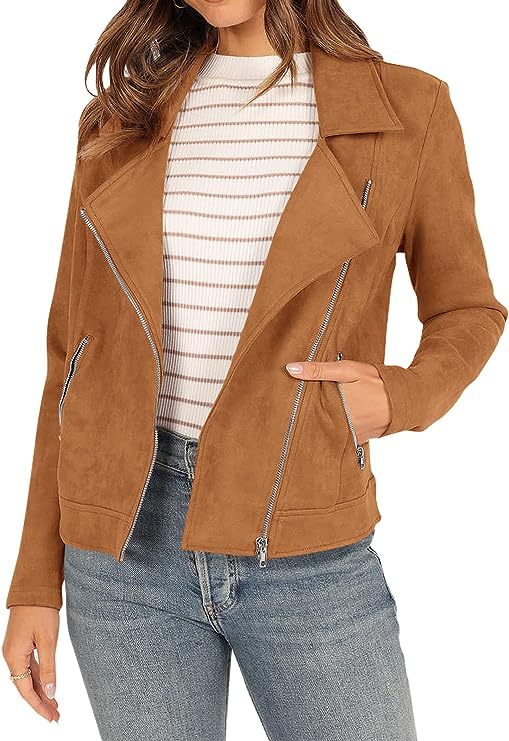 Fashion Suede Motorcycle Solid Color Zipper Shorts
