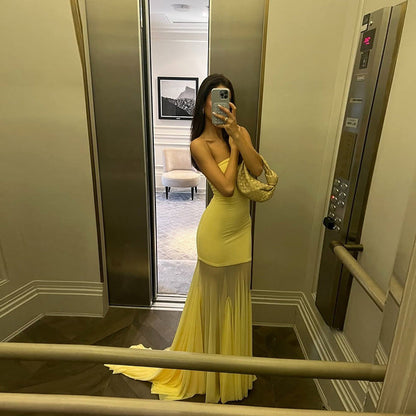 Women's Slim Fit High Waist Fashion Tube Dresses