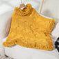Women's Rex Rabbit Fur Collar Thick Pullover Sweaters
