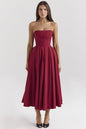 Summer Fashion Sexy Tube Pleated Dress Dresses