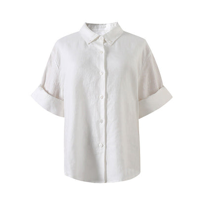 Women's Relaxed Lazy French Style Vacation Sense Linen Handmade Shorts
