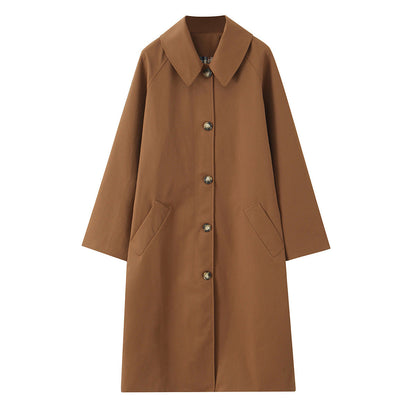 French Style Retro British Casual Simple Coats