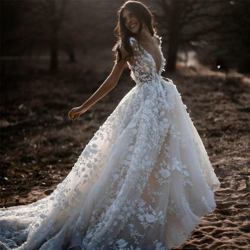 Women's Trendy New Classy One-piece Dress Wedding Dresses