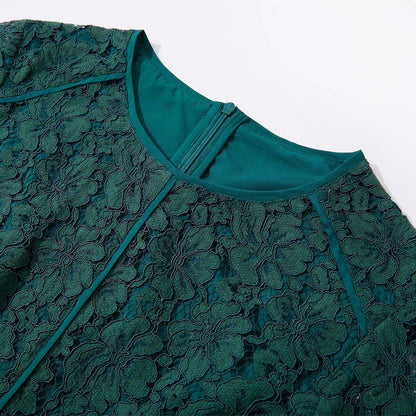 Eyelash Lace Dress Slightly Fat Fashion Match Dresses