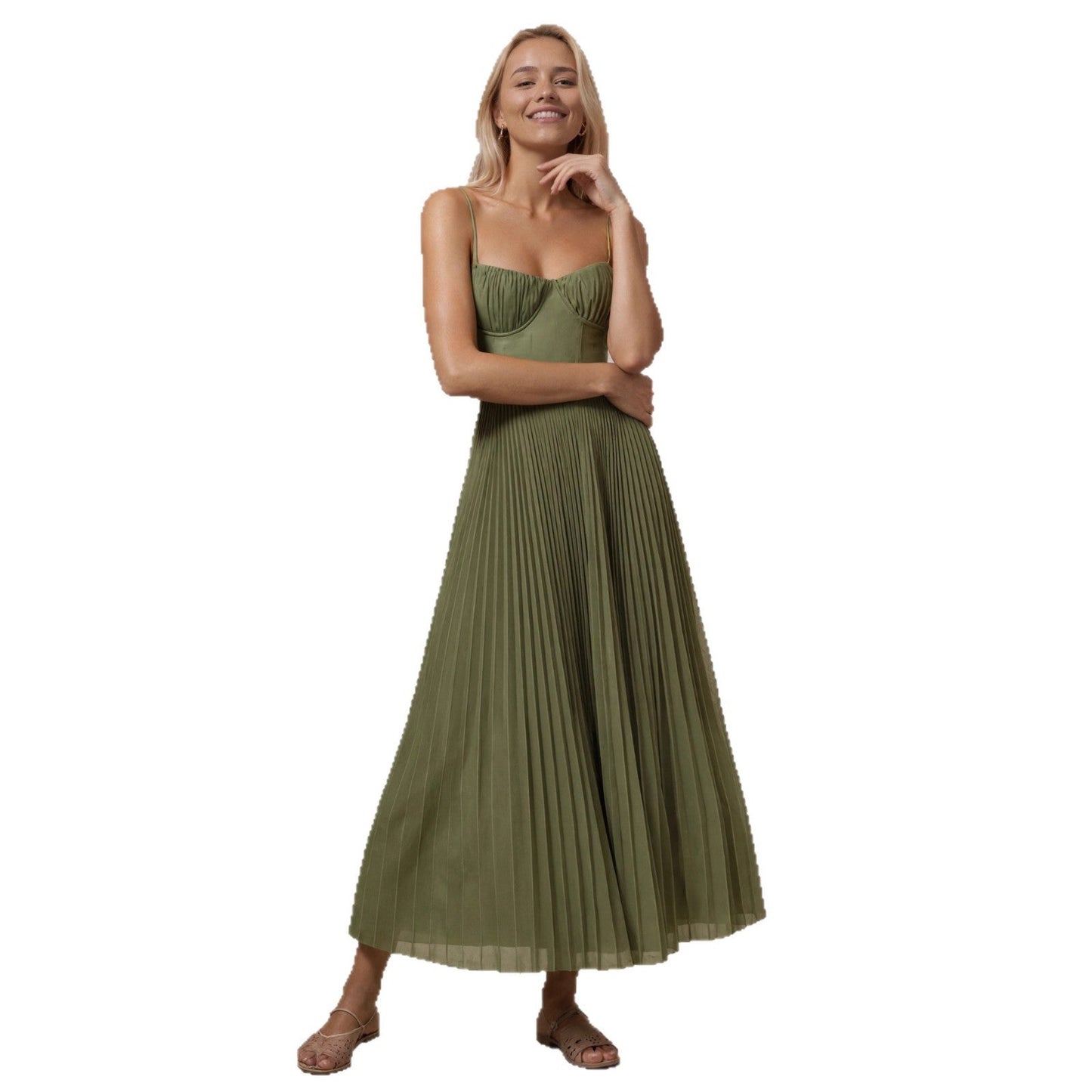 Women's Bridesmaid Gown Backless Deep V Sexy Dresses