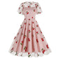 Women's Mesh Heart-shaped Valentine's Day Waist Dress Dresses