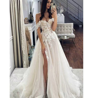 Style Main Dress Bride Slimming Trip Wedding Dresses