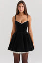 Women's Hot Retro French White Wear Matching Dresses