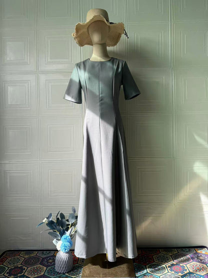 Summer Retro Elegance Sleeve Dress Casual Dresses