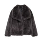 Women's Winter Street Fashion Artificial Fur Effect Coats