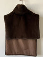 Warm Mink Fur Turtleneck Street Fashion Coats