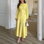 Women's Elegant Style Sleeve Solid Color Maxi Dresses