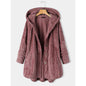 Women's Single-breasted Loose Casual Plush Temperament Long Sweaters