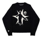 Women's & Men's & Street Knitted Gothic Printed Pullover Sweaters