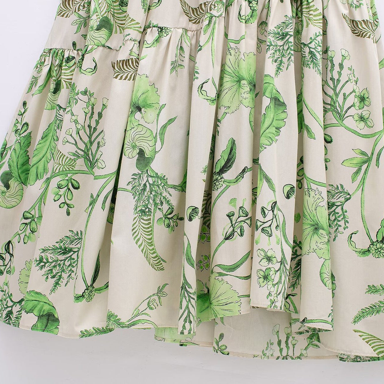 Spring Series Printing Belt Shirt Dress Dresses