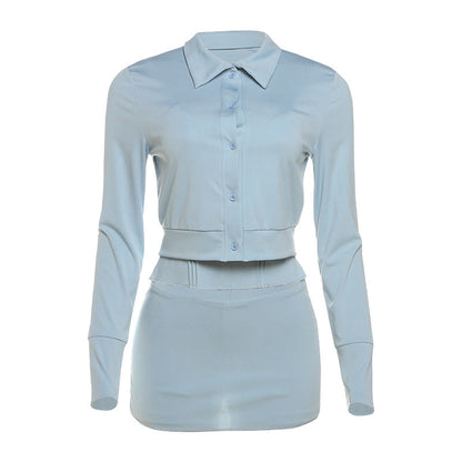Women's Solid Color Sexy Little Suspenders Lapel Suits