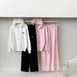 Women's Sweatshirt Fashion Trendy Knitted Two-piece Casual Suits