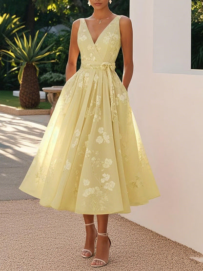 Women's Dress Party Sleeveless Digital Printing Vests
