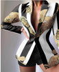 Women's Fashion Temperament Commute Casual Two-piece Set Suits