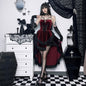 Women's Autumn Dark Sexy Hot Halter Drag Dresses