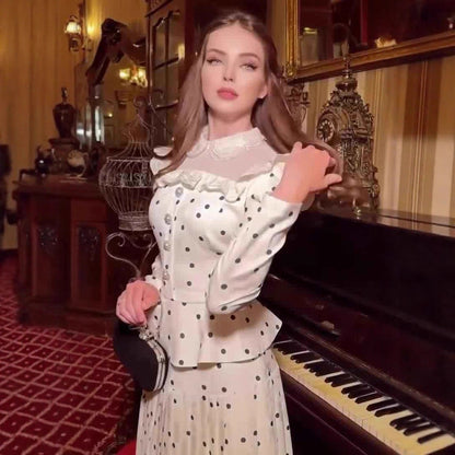 Women's Autumn Retro Elegance Long Sleeve Dress Dresses