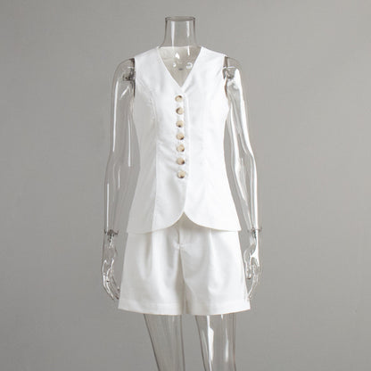 Women's Cotton Linen Summer Commuter Casual Suits