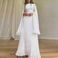 Women's French Royal Style Super Long Sleeve Retro Dance Dresses