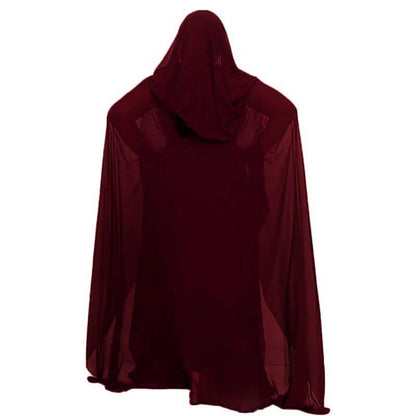 Women's Rhinestone Hooded Large Swing Dress Arab Dresses
