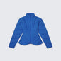 Women's Waist Winter Stand Collar Warm Zipper Coats